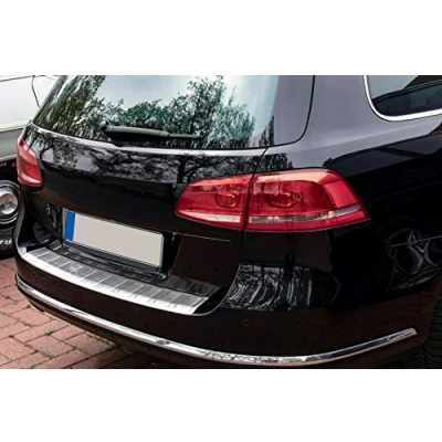 Abbildung von Ladekantenschutz Edelstahl MATT kompatibel für VW PASSAT B7 KOMBI &amp; ALLTRACK 2010 2014 premium Qualität von RECAMBO