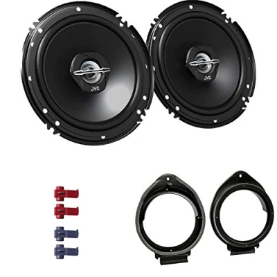 Abbildung von JVC CS J620X Auto Lautsprecher 16,5 cm mit Einbauset passend für Opel Astra J ab 2009 Türen vorne 600 W 165mm 2 Wege Koax
