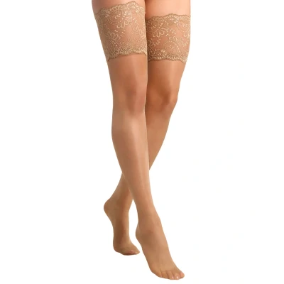 Abbildung von Kunert LOOK Overkneestrümpfe, Damen, Größe: 41 42, Cashmere