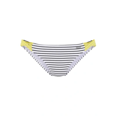 Abbildung von Venice Beach Bikinihose schwarzweißlimette, Damen, Größe: 32, Schwarz weiß limette