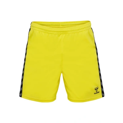 Abbildung von Hummel Authentic PL kurze Sporthose, Herren, Größe: XXL, Blazing yellow