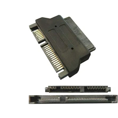 Abbildung von KALEA INFORMATIQUE 22 poliger MicroSATA Buchse auf SATA Stecker Gender Changer Adapter für Festplatten, Brenner oder SSDs