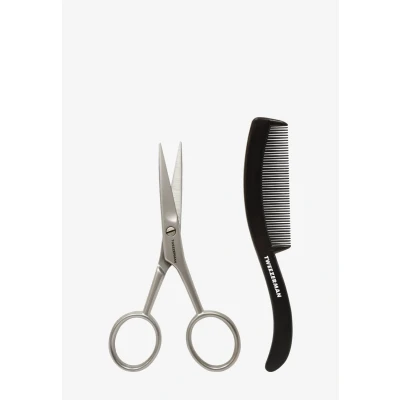 Abbildung von Tweezerman GEAR Moustache Scissors &amp; COMB Rasierset, Herren, Größe: One Size,