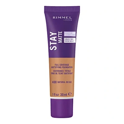 Abbildung von Rimmel London Make up Gesicht Stay Matte Liquid Foundation Nr. 400 Natural Beige 30 ml