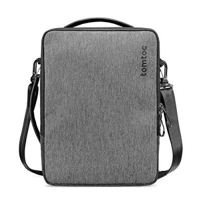 Abbildung von tomtoc 360 Tasche Hülle für Neu 14 Zoll MacBook Pro M4/M3/M2/M1 Pro/Max (2024 2021) A3401 A3185 A3112 A2992 A2918 A2779 A2442, Wasserabweisend Laptoptasche Laptophülle Schultertasche Notebooktasche