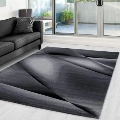 Abbildung von Designteppich Abstrakt Design, Carpettex, Läufer, Höhe: 12 mm, Modern Kurzflor Teppich Wohnzimmer Design Pflegeleicht
