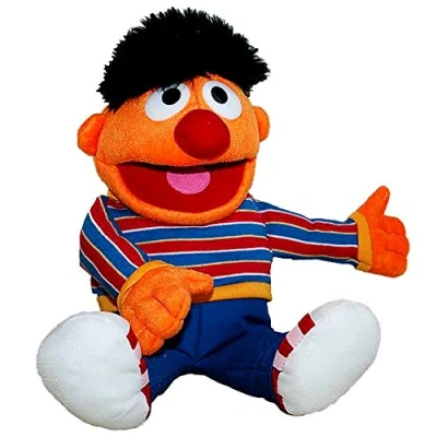 Abbildung von Sesamstrasse Handpuppe Ernie Hand Puppe 35 cm Plüsch Figur Kuschel Tier