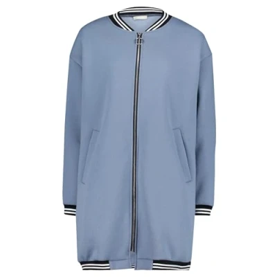 Abbildung von Amber &amp; June Ringel Kurzmantel, Damen, Größe: 34, Faded blue