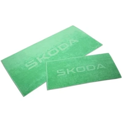 Abbildung von Skoda 6U0084500622 Badetuch Handtuch Strandtuch Baumwolle, Electric grün