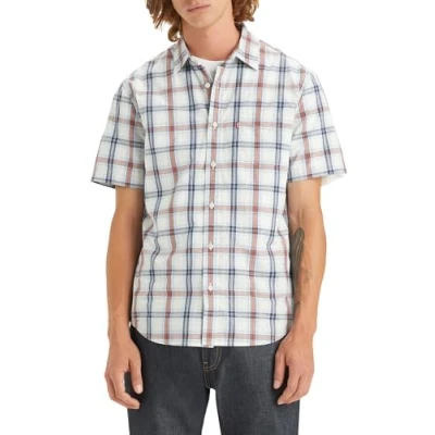 Abbildung von Levi&#039;s Sunset Standrd Hemd, Herren, Größe: XS, Niagara mist