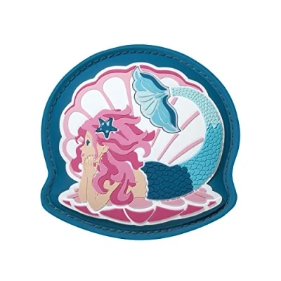 Abbildung von Step by Magic MAGS Flash „Mermaid Xenia“, Meerjungfrau, mit Leuchteffekt, als Ergänzung für den Schulranzen oder Vorschulrucksack, blau rosa weiß