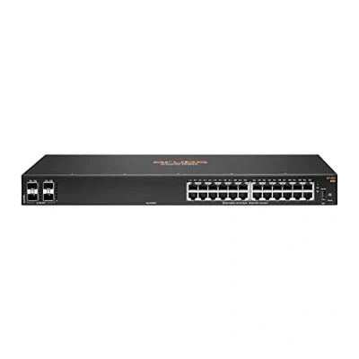 Abbildung von HPE Networking CX6100 Switch 24 Port 1GBase T 4 10G SFP+ rackmountfähig