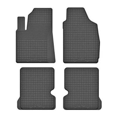 Abbildung von Gummimatten Fußmatten 1.5 cm Rand kompatibel mit FIAT Panda II (Bj. 2003 2012) ideal angepasst 4 Teile EIN Set