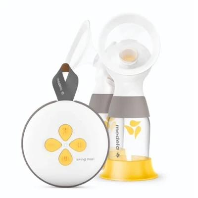 Abbildung von MEDELA Elektrische Doppelmilchpumpe Swing Maxi USB aufladbar 2 Phasen Expression