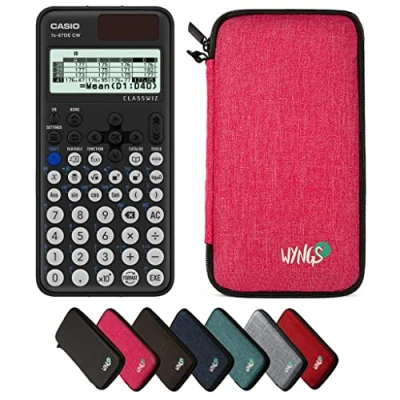 Abbildung von CALCUSO Sparpaket Pink mit Taschenrechner Casio FX 87DE CW ClassWiz