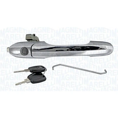 Abbildung von MAGNETI MARELLI 350105021300 Türgriff vorne rechts ohne Schlüssel chrom/schwarz beschichtet FIAT: 500 Schrägheck, C Cabrio