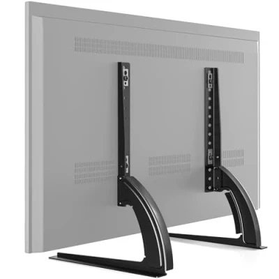Abbildung von TV Standfuss Fernseher Standfüße Beine, RFIVER Universal Fernseh Fuss Füße, Standfuesse Ständer Tisch Stand, Fernsehfuss fuer 32 55 Zoll Smart TV, Hohenverstellbar Fernsehfuesse VESA Max 800x400mm