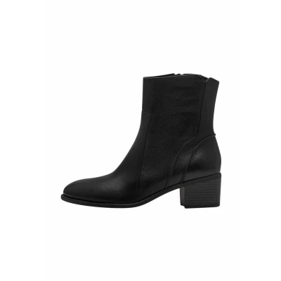 Abbildung von MARCO TOZZI Damen Stiefeletten mit Absatz Lederanteil Cowboy, Schwarz (Black Comb), 39 EU