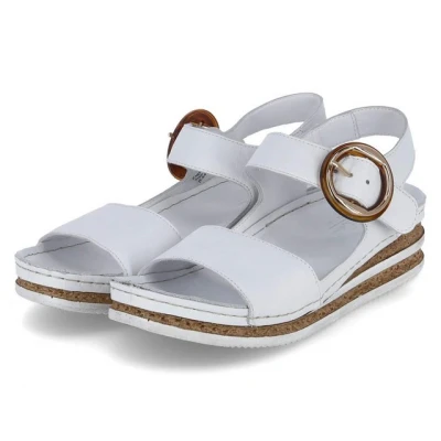 Abbildung von Andrea Conti Keilsandalette, Damen, Größe: 36, Weiß Schuhe