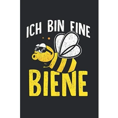 Abbildung von Ich Bin Eine Biene 120 Seiten Kariert Imker Bienenzüchter Notizbuch A5 (6x9 Zoll) Heft Geschenk Bienenwaben