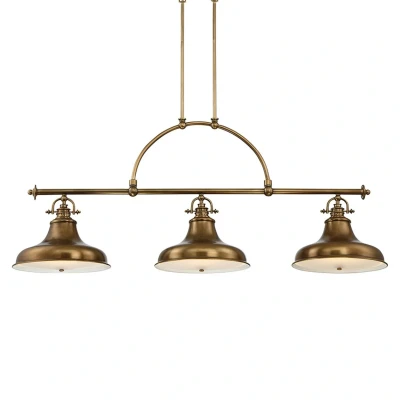 Abbildung von Quoizel QZ EMERY3P WS Hängeleuchte Emery 3xE27 H:58,7 L:33 B:133,4