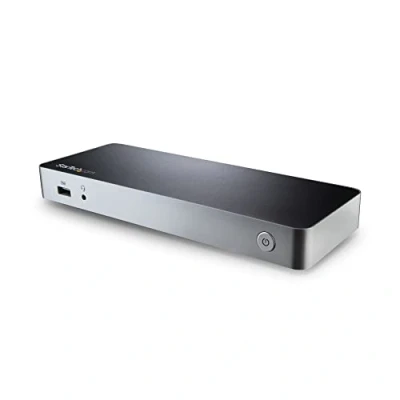 Abbildung von StarTech.com Dual Monitor USB C Dockingstation für Windows MST 60W Power Delivery 4K HDMI auf DVI Adapters Laptop Docking Station