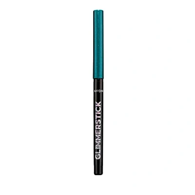 Abbildung von Avon Glimmerstick Diamonds Wasserfester Eyeliner Schimmereffekt mit Vitamin E Lang anhaltend, Glitzereffekt, pflegend Teal Sparkle