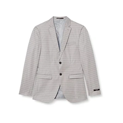 Abbildung von JACK &amp; JONES Men&#039;s JPRFRANCO CHECK BLAZER Anzugjacke, Light Grey Melange/Checks:SUPER SLIM FIT, 52
