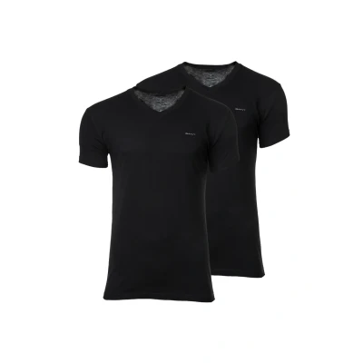Abbildung von GANT 2ER PACK Vneck AU Unterhemd/shirt, Herren, Größe: Medium, Schwarz