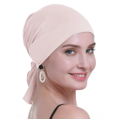 Abbildung von osvyo Bambus Chemo Kopftuch für Frauen mit Haarausfall Krebspatienten kopfbedeckung Turban in Versiegelter Verpackung