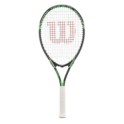 Abbildung von Wilson Tour Slam Tennisschläger, besaitet, 11,4 cm, Schwarz/Grün