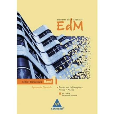 Abbildung von Elemente der Mathematik SII Ausgabe 2010 für Berlin und Brandenburg: Schülerband 1 GK/LK mit CD ROM MA 1/2