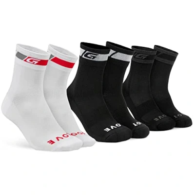 Abbildung von Gripgrab Unisex Adult 4 årstider multi pakke cykelsokker 3 fordelspakke sportssokker forår sommer efterår vinter Fahrrad Socken, Schwarz, 44 47 EU