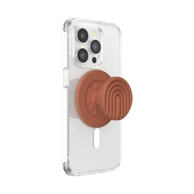 Abbildung von PopSockets Handy Griff für MagSafe PopOut Terracotta Curves