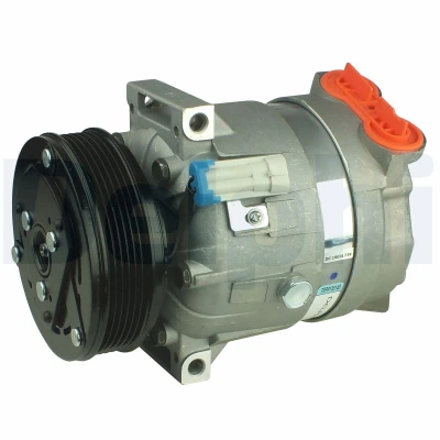 Abbildung von DELPHI TSP0155145 Kompressor V5 PAG 150 mit Kompressoröl OPEL: Vectra B CC, Limousine, SAAB: 9 3 Schrägheck, 5 Kombi