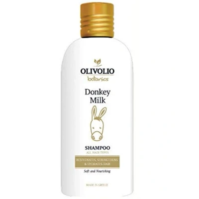 Abbildung von Olivolio botanics 89% natürliche Shampoo mit Eselsmilch und Olivenöl ohne Mineralöl Parabene 200 ml !