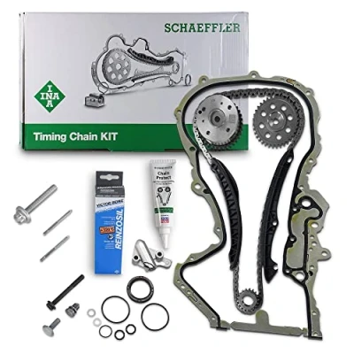 Abbildung von INA 559 0154 30 Steuerkettensatz VOLKSWAGEN: Passat B6 Variant, Golf 5 Schrägheck, Beetle AUDI: A1 A3 Schrägheck kfzteile,