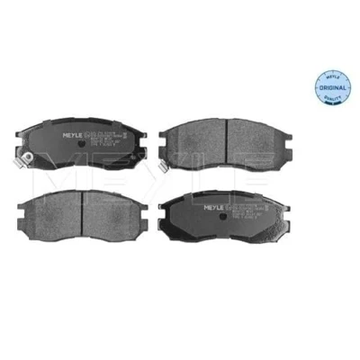 Abbildung von MEYLE 025 216 4716/W Bremsbelagsatz ORIGINAL Quality Vorderachse mit akustischer Verschleißwarnung Anti Quietsch Blech MITSUBISHI: ECLIPSE 2