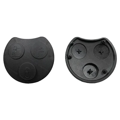 Abbildung von Smart Tastenfeld 3 Tasten Autoschlüssel Fernbedienung Gummi ForTwo ForFour Neu