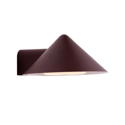 Abbildung von FRANDSEN LED Wandlampe Grasp, dunkelrot, Breite 15 cm