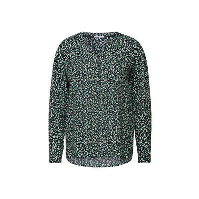 Abbildung von Cecil MIT Minimal Bluse, Damen, Größe: Medium, Schwarz