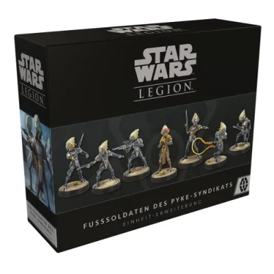 Abbildung von Atomic Mass Games, Star Wars: Legion Fußsoldaten des Pyke Syndikats, Einheit Erweiterung, Tabletop, 2 Spieler, Ab 14+ Jahren, 120 180 Minuten, Deutsch