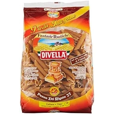 Abbildung von DIVELLA VOLLKORNNUDELN PENNE ZITI RIGATI 24 X 500 GR