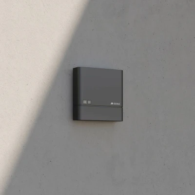 Abbildung von Steinel Connect Dämmerungssensor NightmatIQ Plus, smarter Dämmerungsschalter, 1000 W, Zeitschaltuhr, per App bedienbar, Anthrazit