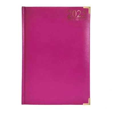 Abbildung von G4GADGET G4 Terminplaner 2025, A4, Wochenansicht, fester Einband, 80 g/m², Papier, für Büro, Büro und Zuhause, Violett