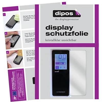 Abbildung von dipos I 3X Schutzfolie klar kompatibel mit Stromer ST2 Omni Display Folie Displayschutzfolie