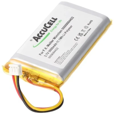 Abbildung von Akku für F.X. Meiller München 0000 9084 422, 3.8 Volt, 3000mAh Li Polymer