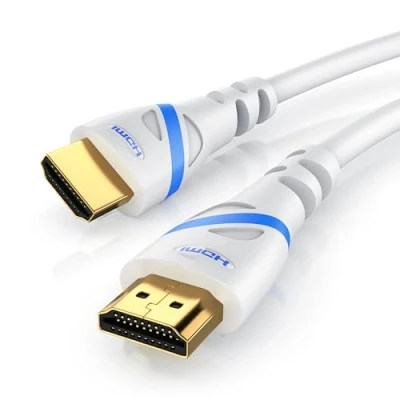Abbildung von CSL 16k HDMI Kabel 2.1 1,5m 30 Hz 8k 60Hz 4k 120 Ultra High Speed Ethernet 48Gbps UHD HDR 10+ eARC Dolby Vision 3D VRR Gaming TV Blu ray PS5 Xbox Series
