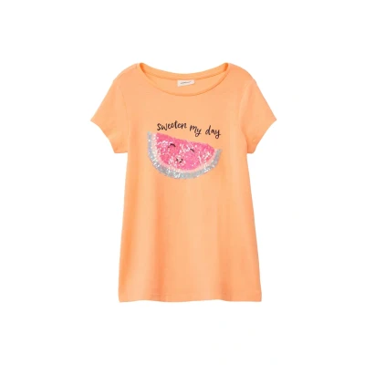 Abbildung von s.Oliver Tshirt print für Kinder, Größe: 92/98, Orange