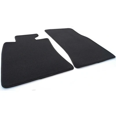 Abbildung von kh Teile Fußmatten Mini R55 R56 (Velours) Automatten Original Qualität, 2 teilig Vorne, Schwarz